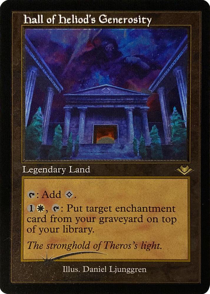 Hall of Heliod's Generosity (Retro Frame) (Foil Etched) 39 card from Modern Horizons