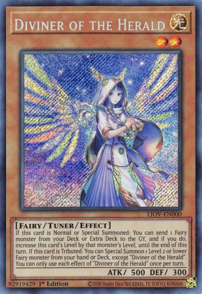 Diviner of the Herald LIOV-EN000 card from Lightning Overdrive