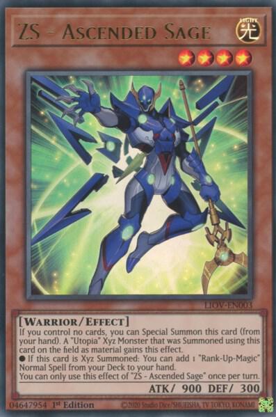 ZS - Ascended Sage LIOV-EN003 card from Lightning Overdrive