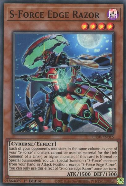 S-Force Edge Razor LIOV-EN015 card from Lightning Overdrive