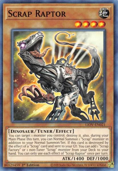 Scrap Raptor LIOV-EN021 card from Lightning Overdrive