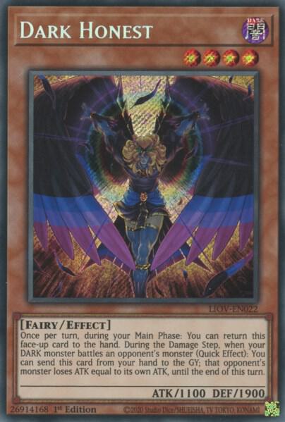 Dark Honest LIOV-EN022 card from Lightning Overdrive