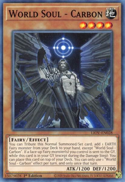 World Soul - Carbon LIOV-EN028 card from Lightning Overdrive