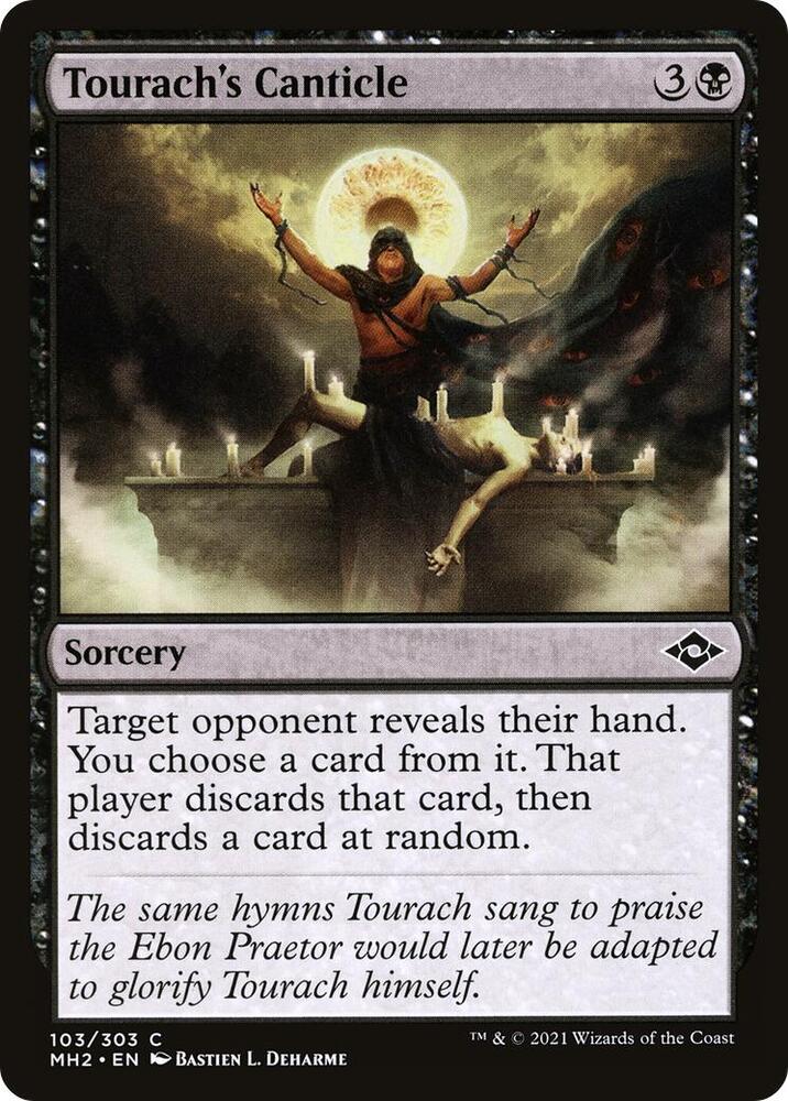 Tourach's Canticle 103 card from Modern Horizons 2