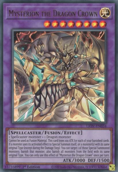 Mysterion the Dragon Crown LIOV-EN034 card from Lightning Overdrive