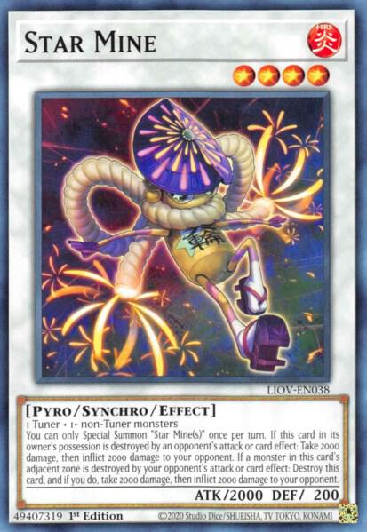 Star Mine LIOV-EN038 card from Lightning Overdrive