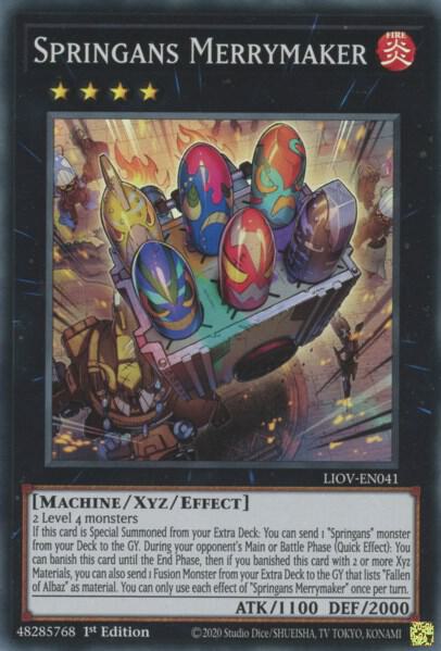 Springans Merrymaker LIOV-EN041 card from Lightning Overdrive