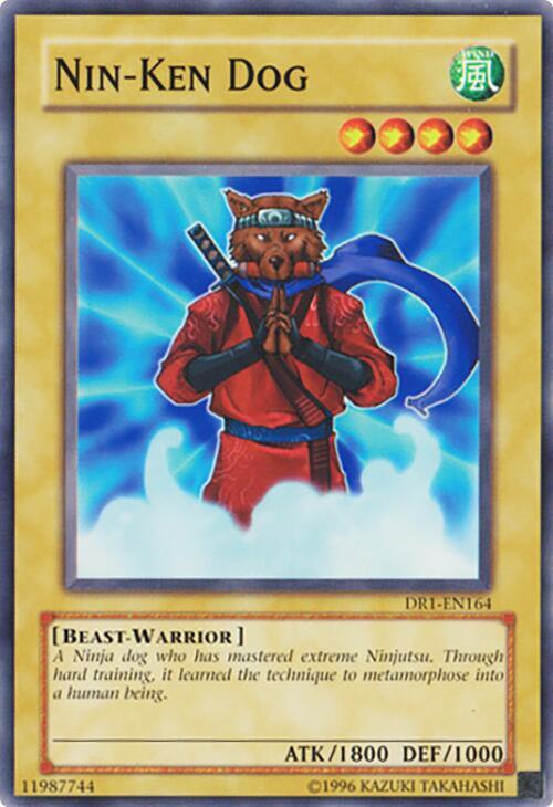 Nin-Ken Dog DR1-EN164 card from Dark Revelation Volume 1