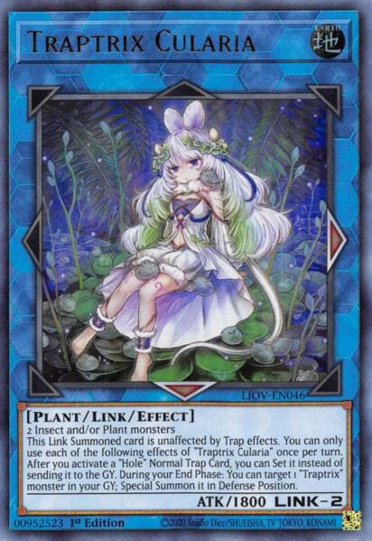 Traptrix Cularia LIOV-EN046 card from Lightning Overdrive