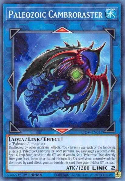 Paleozoic Cambroraster LIOV-EN047 card from Lightning Overdrive