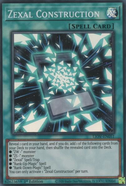 Zexal Construction LIOV-EN051 card from Lightning Overdrive