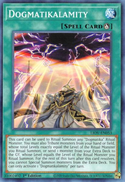 Dogmatikalamity LIOV-EN053 card from Lightning Overdrive