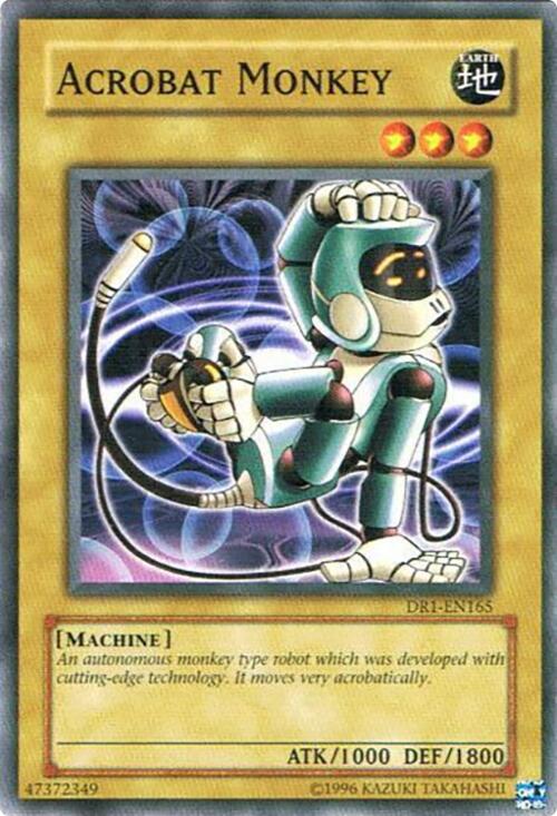 Acrobat Monkey DR1-EN165 card from Dark Revelation Volume 1