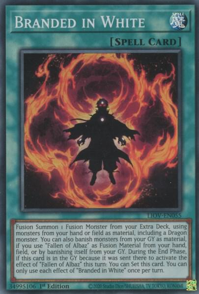 Branded in White LIOV-EN055 card from Lightning Overdrive