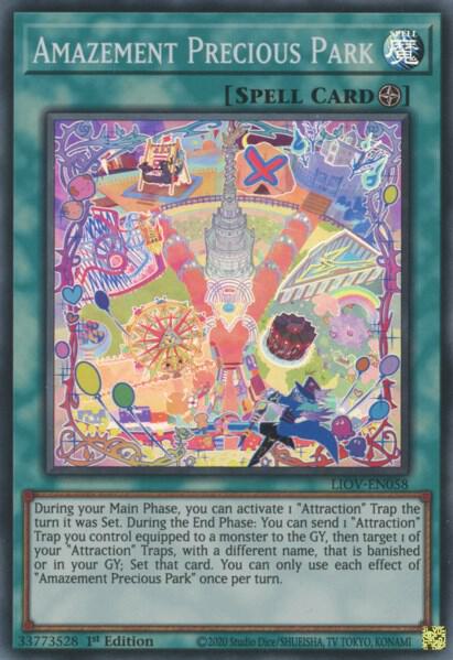 Amazement Precious Park LIOV-EN058 card from Lightning Overdrive