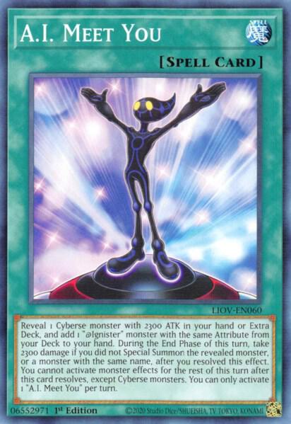 A.I. Meet You LIOV-EN060 card from Lightning Overdrive