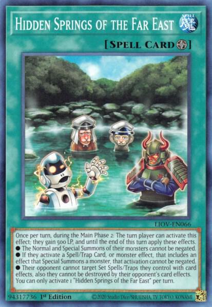 Hidden Springs of the Far East LIOV-EN066 card from Lightning Overdrive