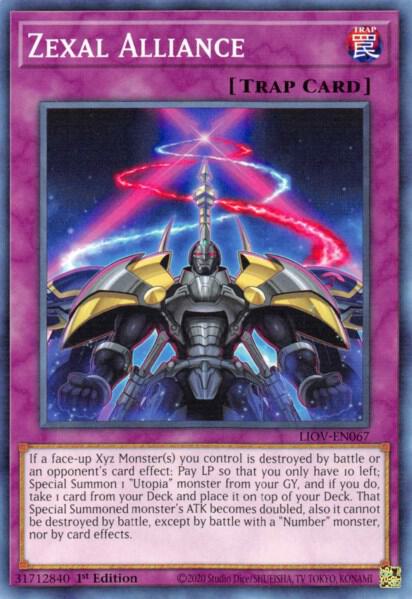Zexal Alliance LIOV-EN067 card from Lightning Overdrive