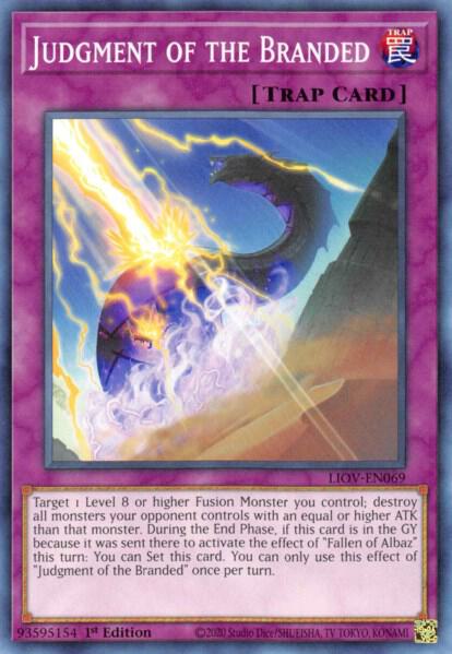 Judgment of the Branded LIOV-EN069 card from Lightning Overdrive
