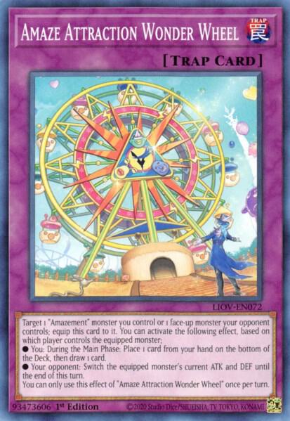 Amaze Attraction Wonder Wheel LIOV-EN072 card from Lightning Overdrive