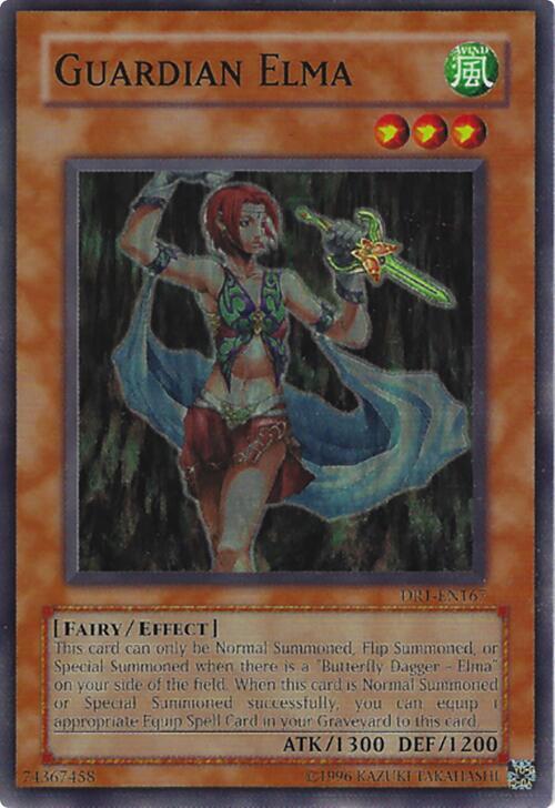 Guardian Elma DR1-EN167 card from Dark Revelation Volume 1