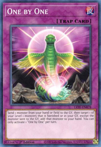 One by One LIOV-EN078 card from Lightning Overdrive