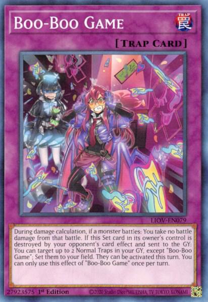Boo-Boo Game LIOV-EN079 card from Lightning Overdrive