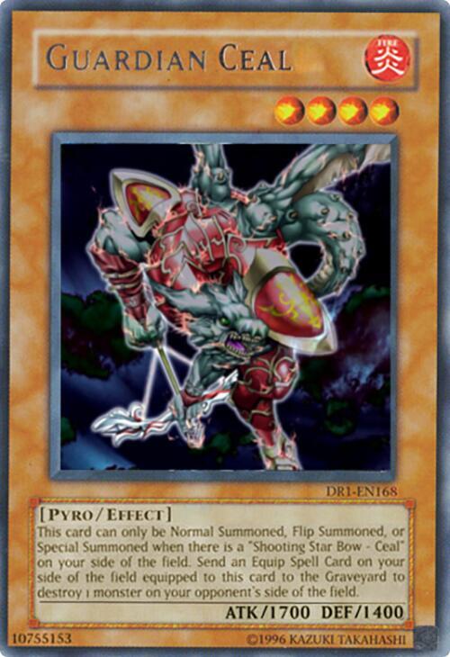 Guardian Ceal DR1-EN168 card from Dark Revelation Volume 1