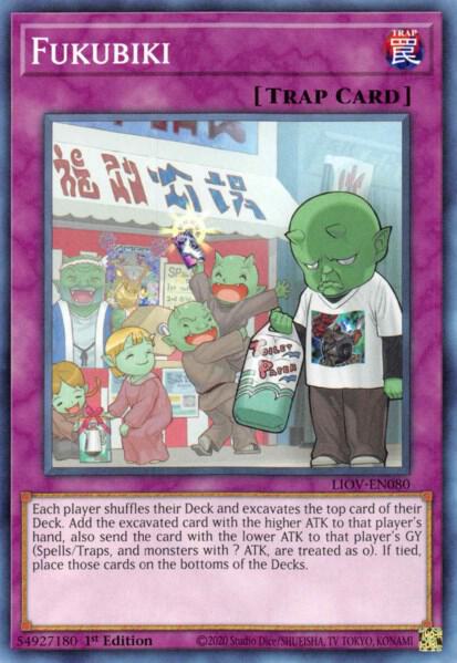 Fukubiki LIOV-EN080 card from Lightning Overdrive