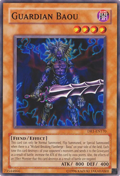 Guardian Baou DR1-EN170 card from Dark Revelation Volume 1