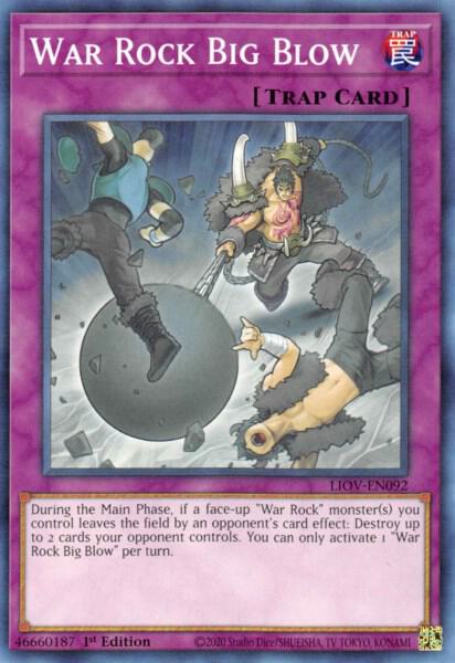 War Rock Big Blow LIOV-EN092 card from Lightning Overdrive