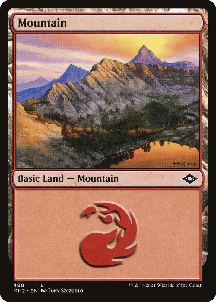 Mountain 488 card from Modern Horizons 2