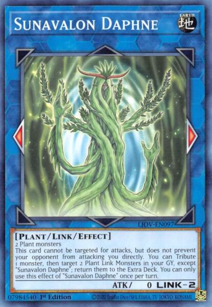 Sunavalon Daphne LIOV-EN097 card from Lightning Overdrive