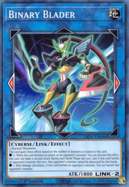 Binary Blader LIOV-EN096 card from Lightning Overdrive