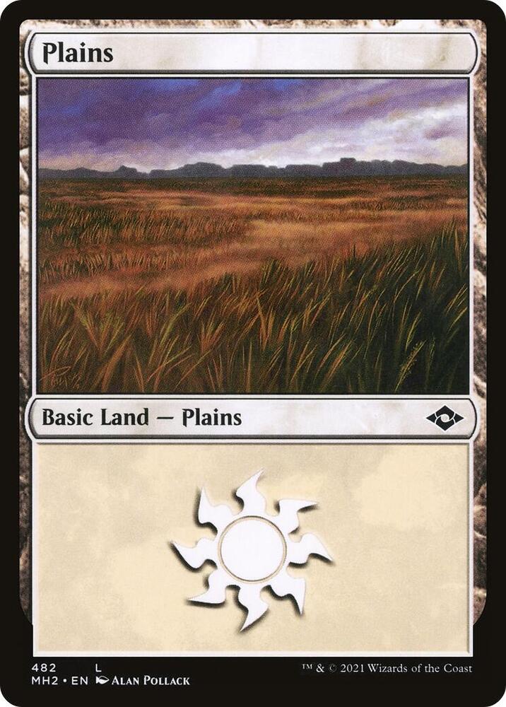 Plains 482 card from Modern Horizons 2