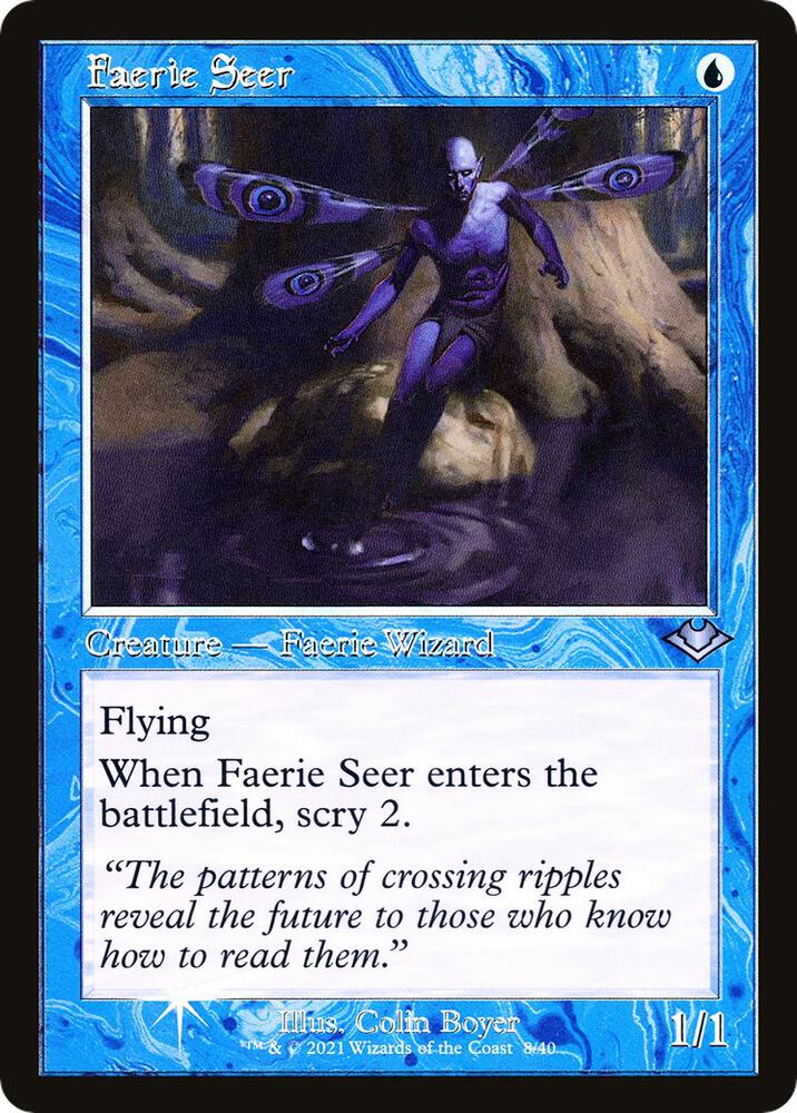 Faerie Seer (Retro Frame) 8 card from Modern Horizons