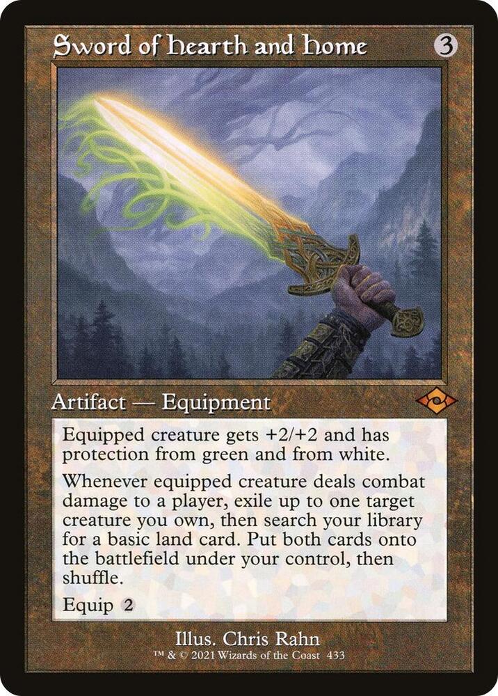 Sword of Hearth and Home (Retro Frame) 433 card from Modern Horizons 2