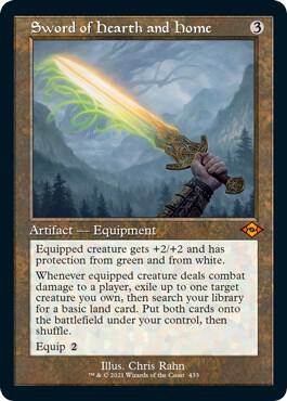 Sword of Hearth and Home (Retro Frame) (Foil Etched) 433 card from Modern Horizons 2