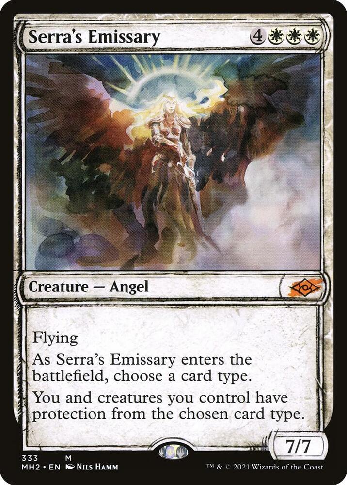 Serra's Emissary (Showcase) 333 card from Modern Horizons 2