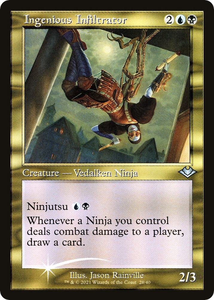 Ingenious Infiltrator (Retro Frame) 28 card from Modern Horizons