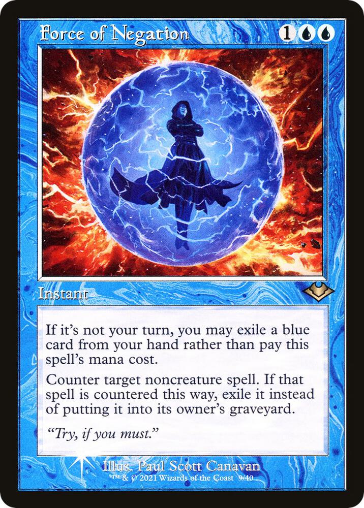 Force of Negation (Retro Frame) 9 card from Modern Horizons