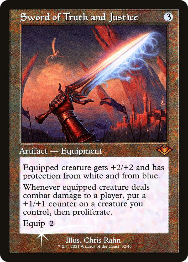 Sword of Truth and Justice (Retro Frame) 32 card from Modern Horizons