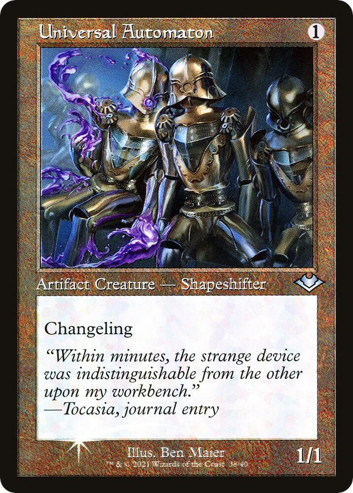Universal Automaton (Retro Frame) 38 card from Modern Horizons