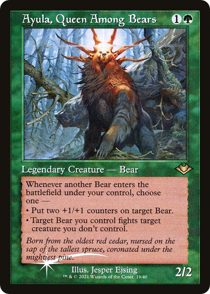 Ayula, Queen Among Bears (Retro Frame) 19 card from Modern Horizons