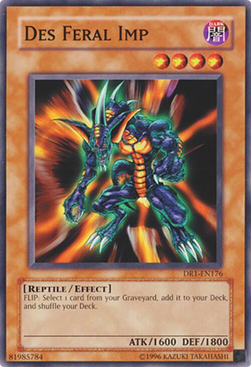 Des Feral Imp DR1-EN176 card from Dark Revelation Volume 1