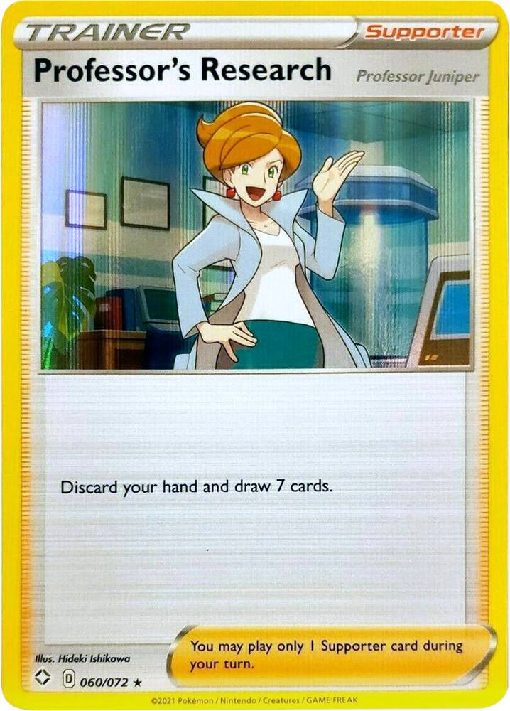 Professor's Research (Holofoil) 060/072 card from Deck Exclusives