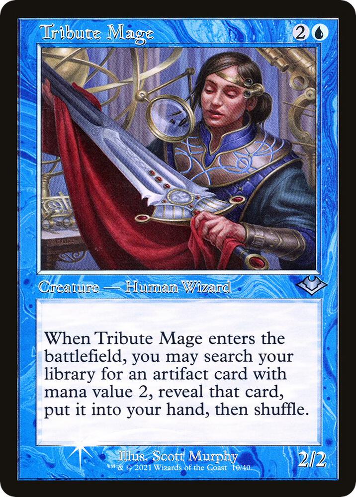 Tribute Mage (Retro Frame) 10 card from Modern Horizons