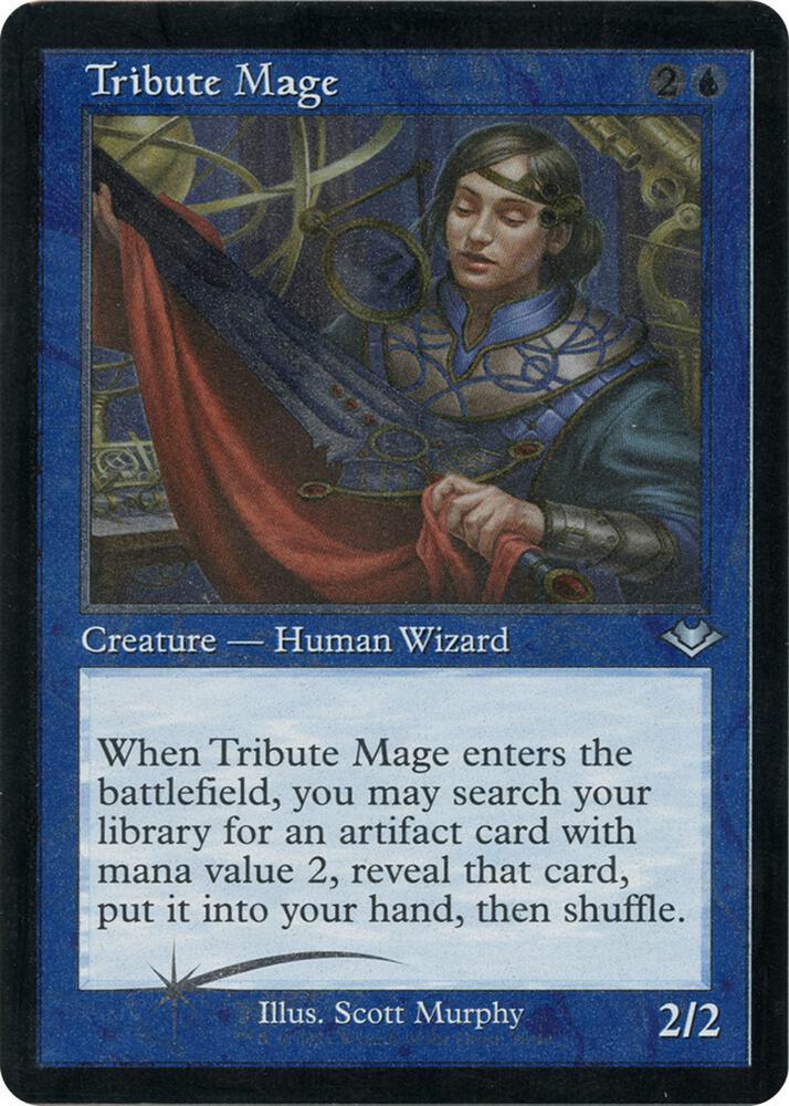 Tribute Mage (Retro Frame) (Foil Etched) 10 card from Modern Horizons
