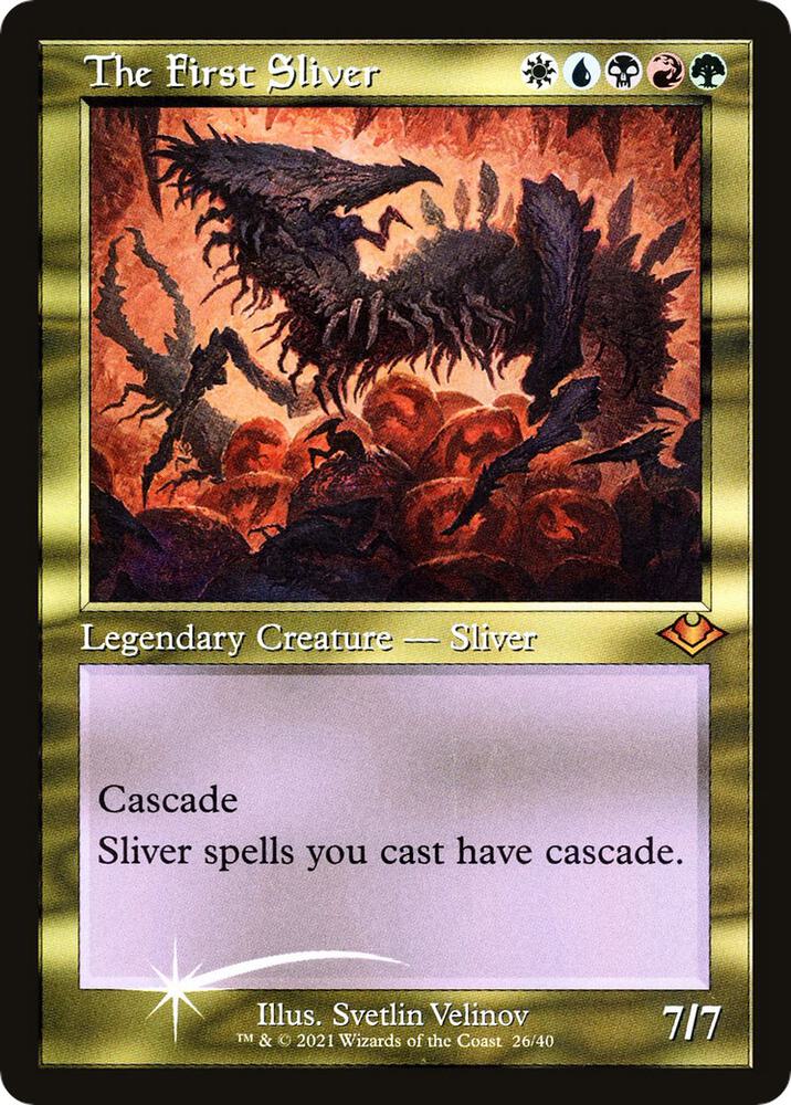 The First Sliver (Retro Frame) 26 card from Modern Horizons