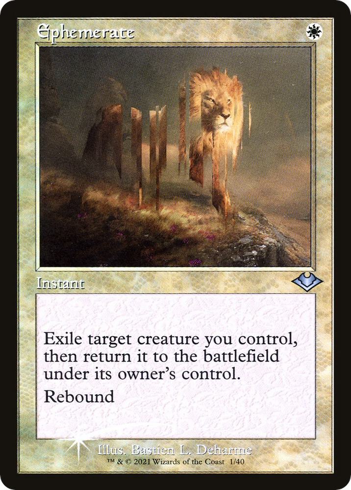 Ephemerate (Retro Frame) 1 card from Modern Horizons